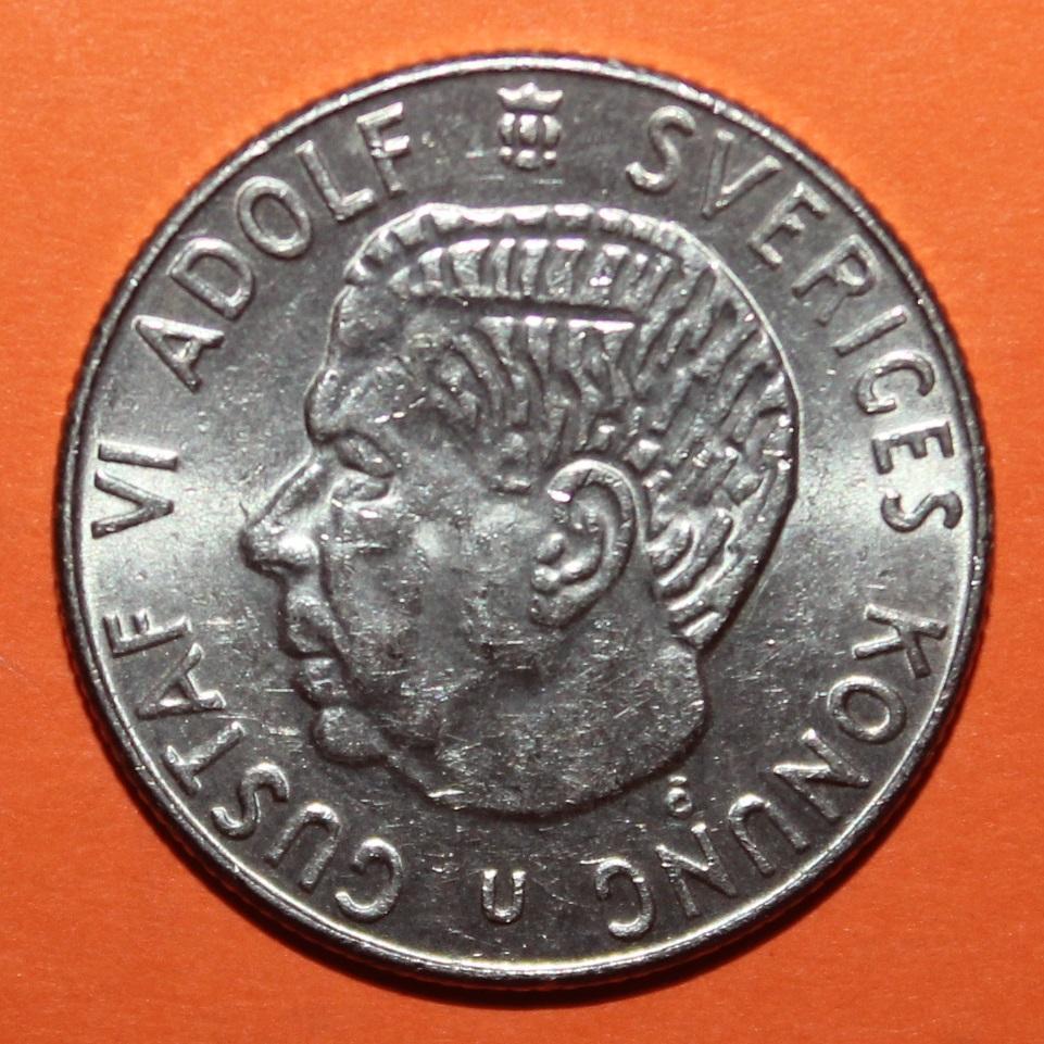 1 крона Швеция 1969 1