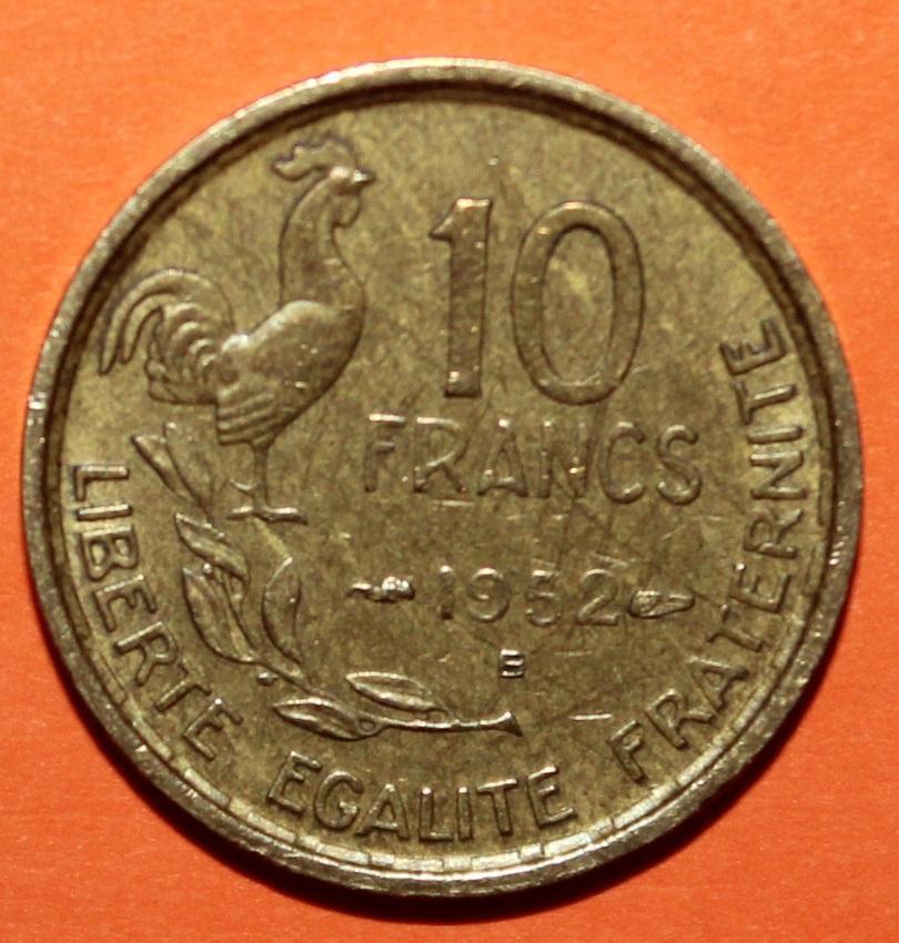 10 франков Франция 1952