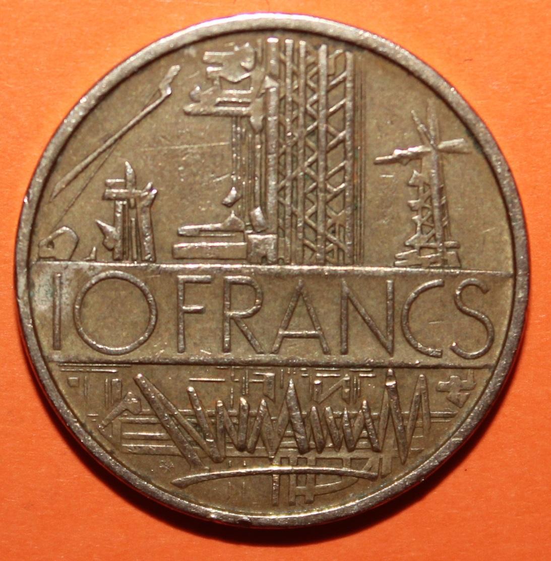 10 франков Франция 1974