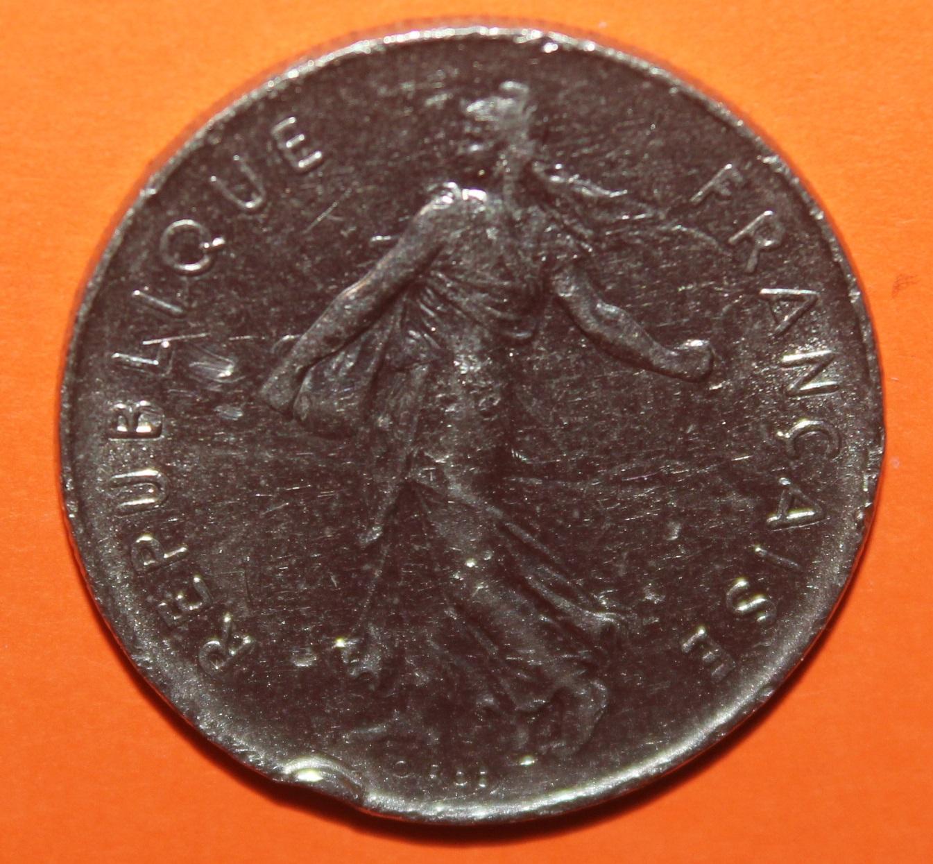 5 франков Франция 1978 1