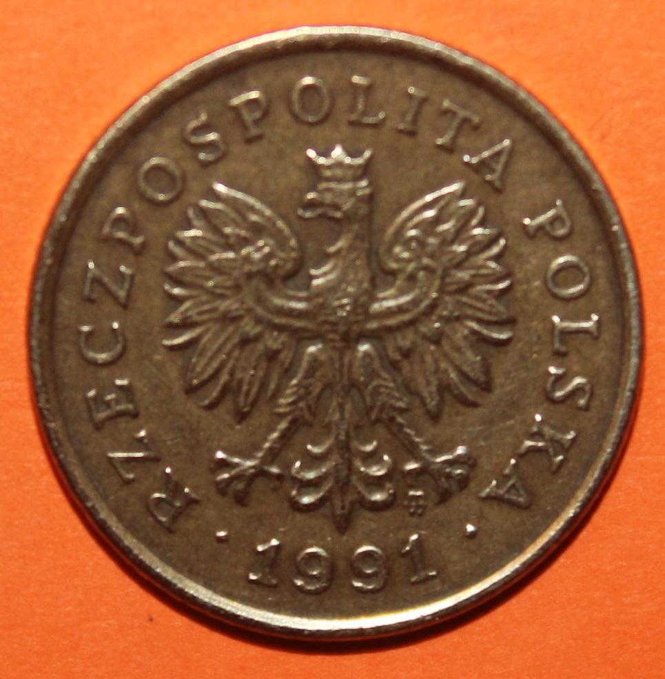 5 грошей Польша 1991 1