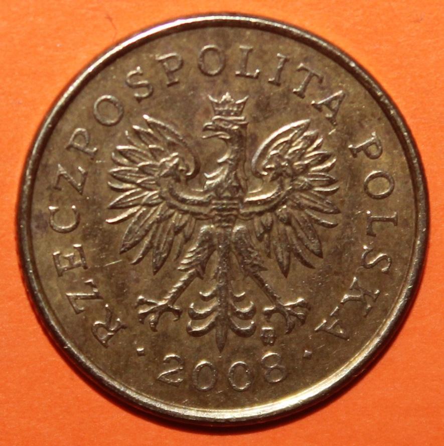 5 грошей Польша 2008 1