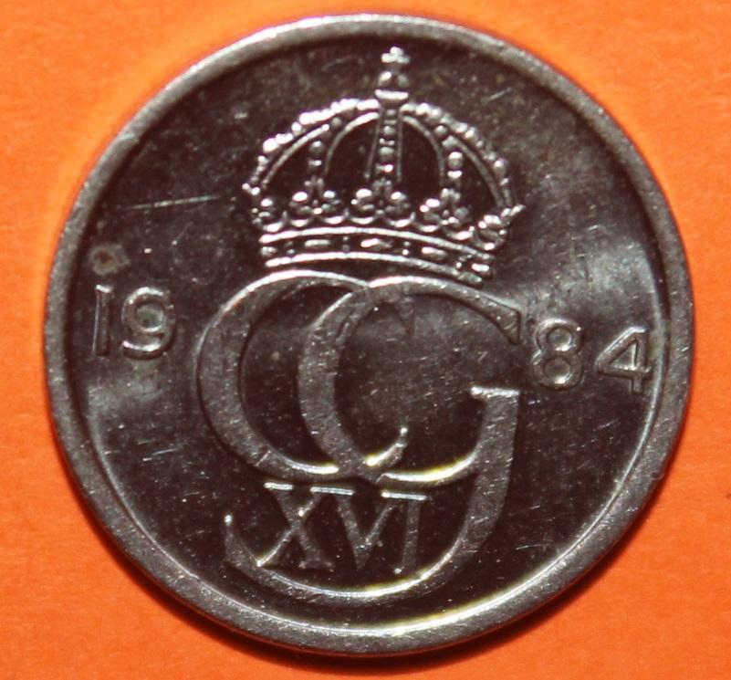10 эре Швеция 1984 1
