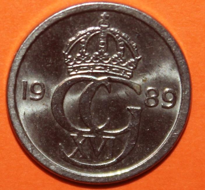 10 эре Швеция 1989 1