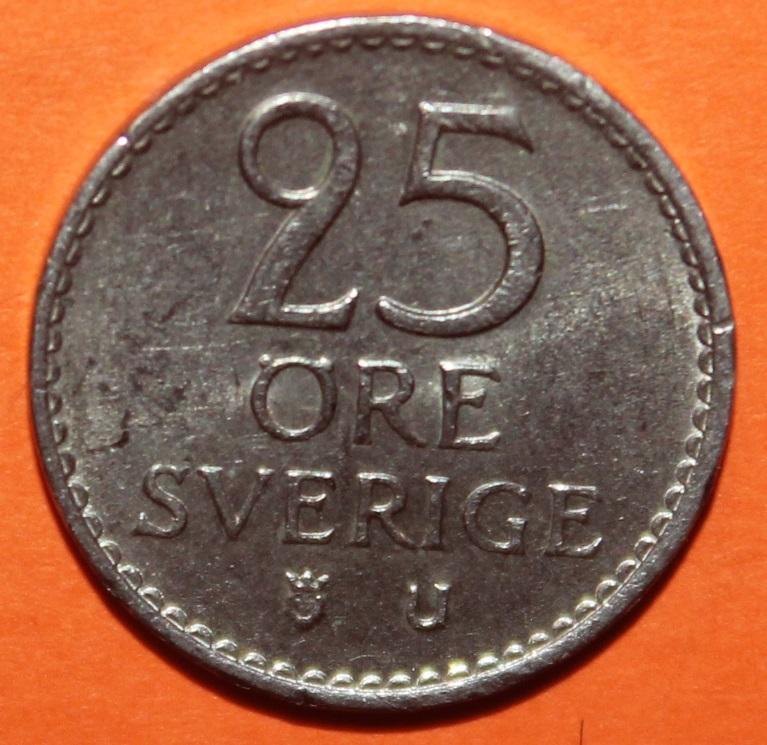 25 эре Швеция 1963
