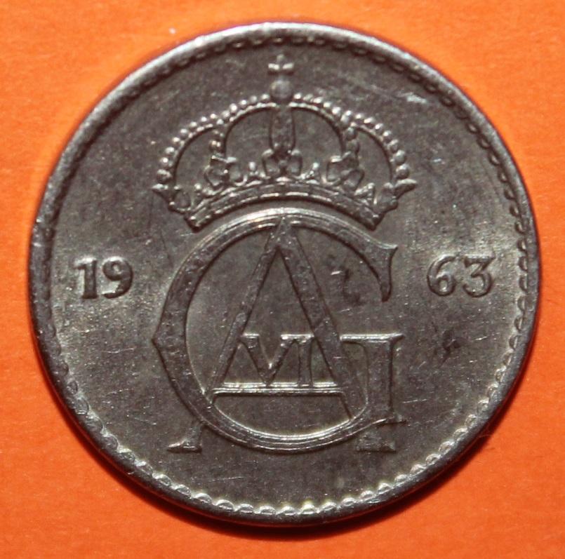 25 эре Швеция 1963 1