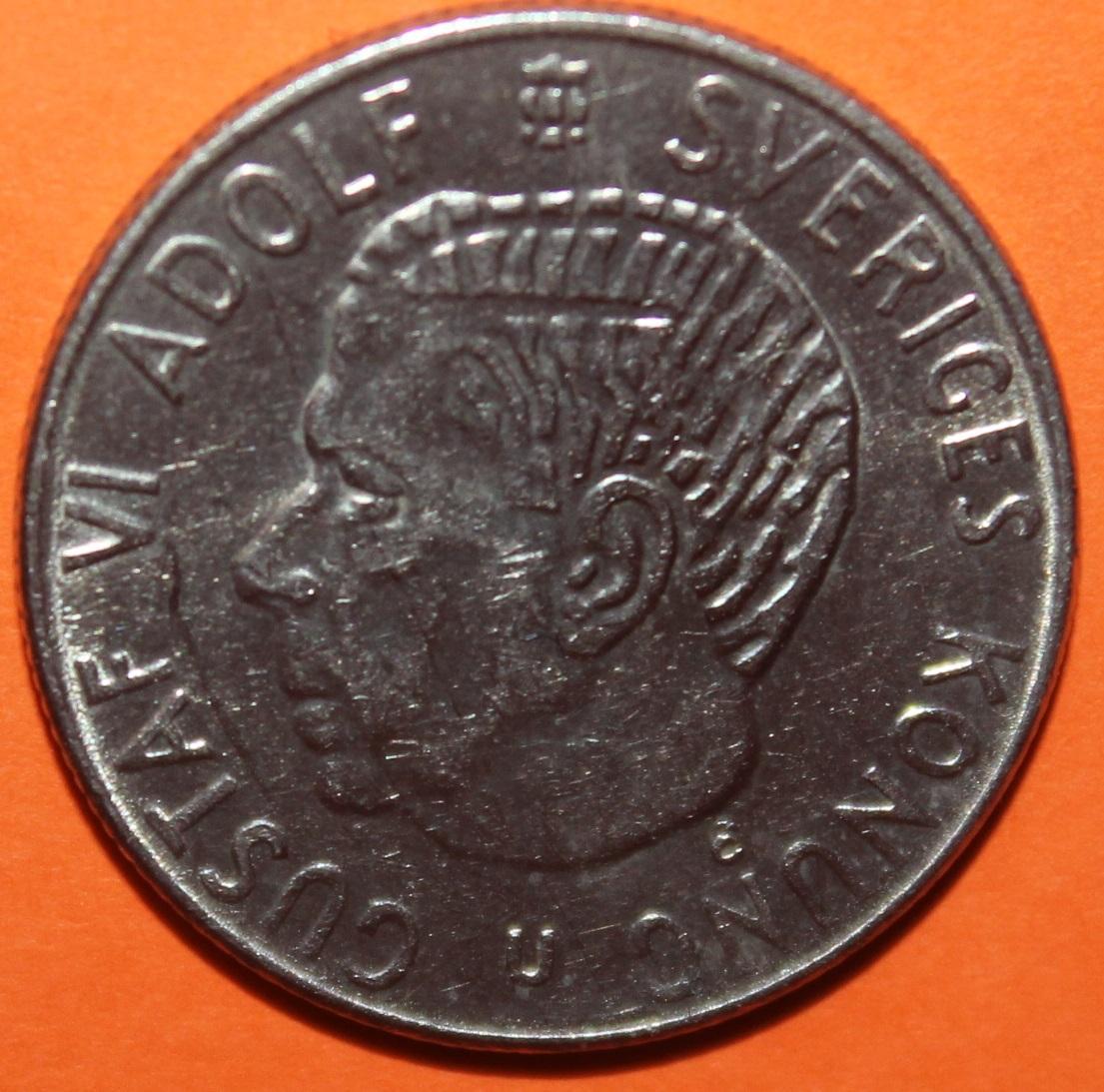 1 крона Швеция 1972 1