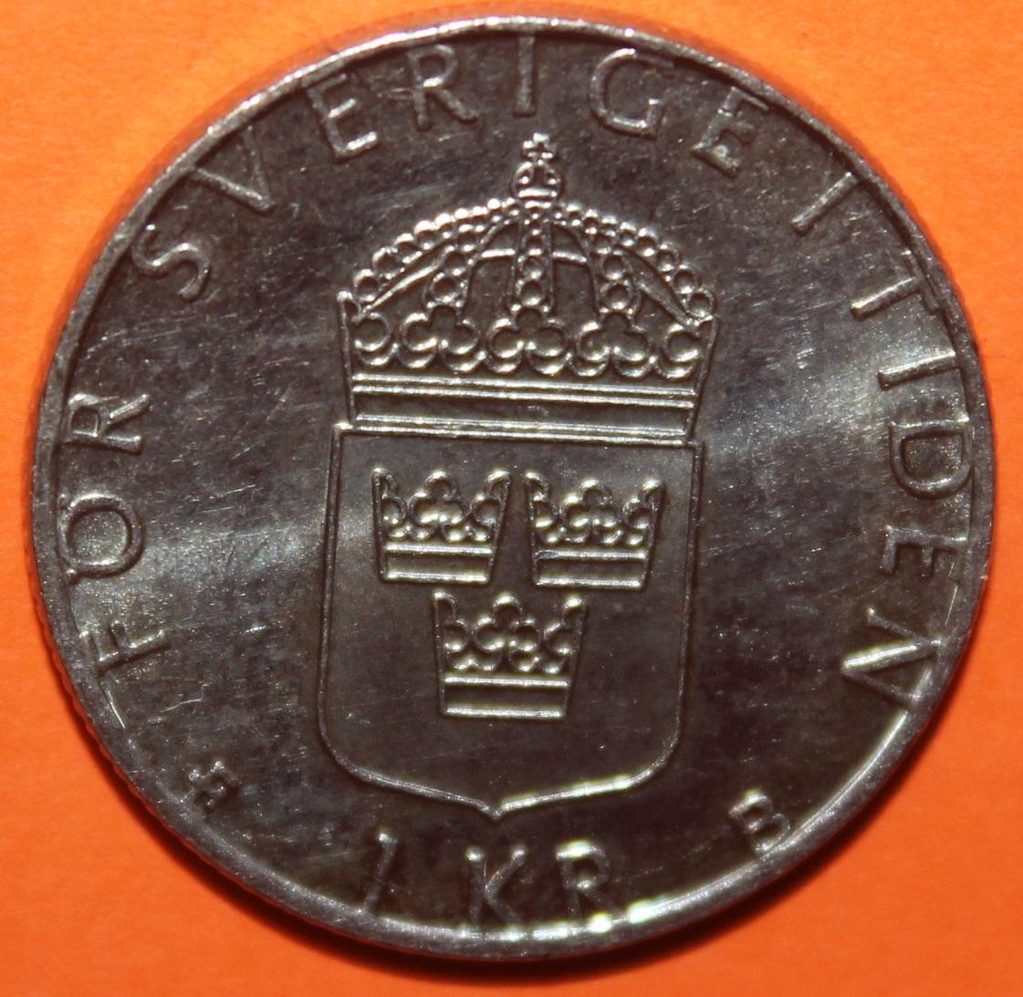 1 крона Швеция 2000