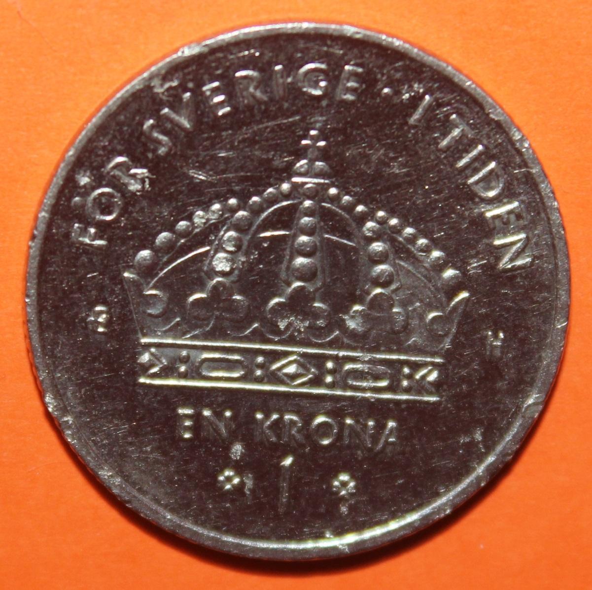 1 крона Швеция 2004