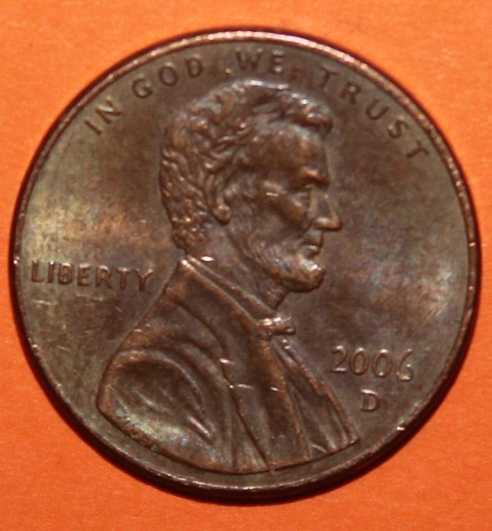 1 цент США 2006D 1