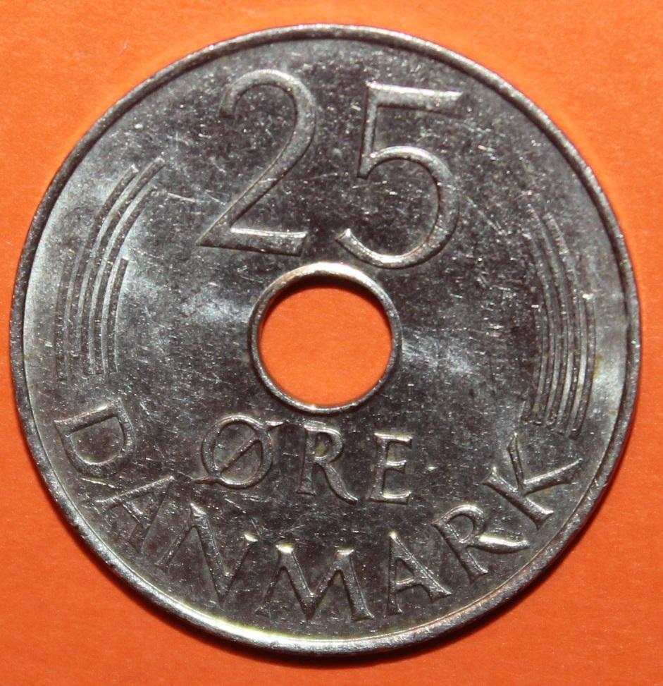25 эре Дания 1976 1