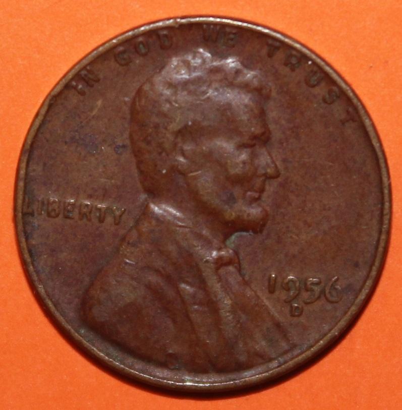 1 цент США 1956D