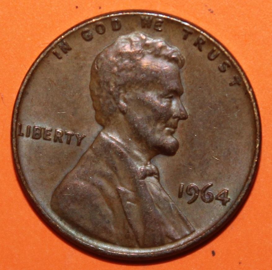 1 цент США 1964