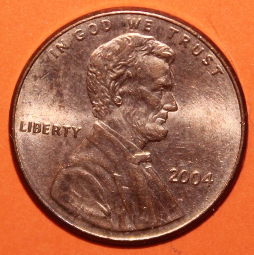 1 цент США 2004