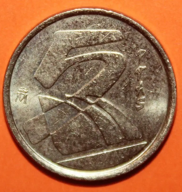 5 песет Испания 2001