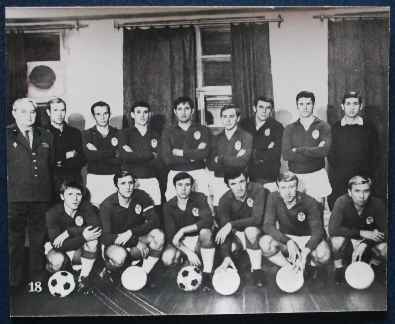 Футбол. Набор открыток ЦСКА изд. 1978 4