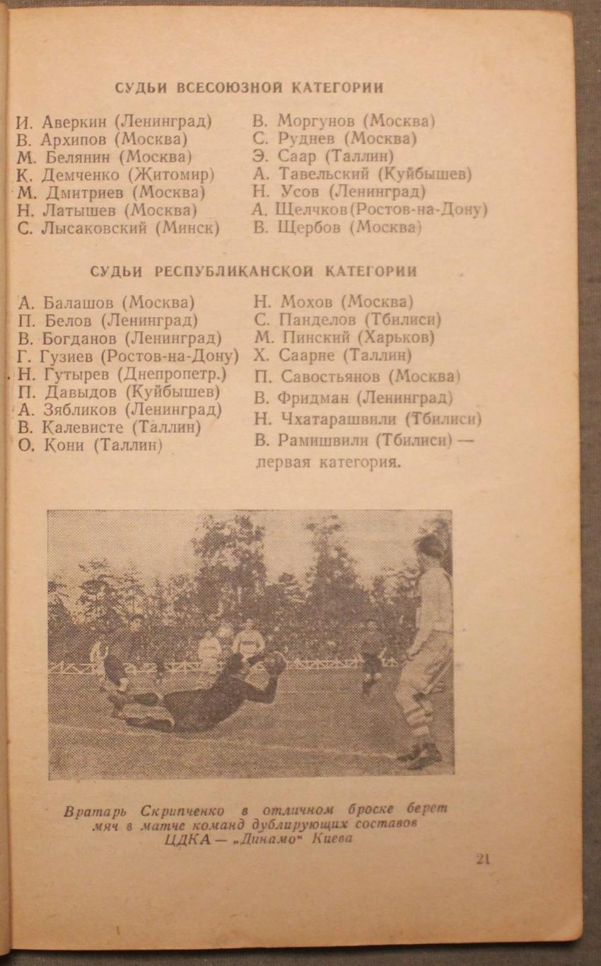 Футбол 1950 Физкультура и спорт 4