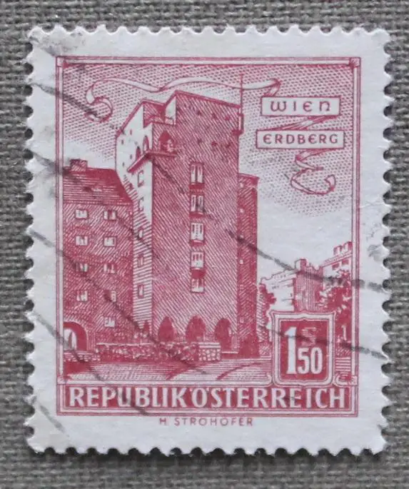 Жилой комплекс Рабенхоф (Вена) Стандартный выпуск Почта Австрии 1965