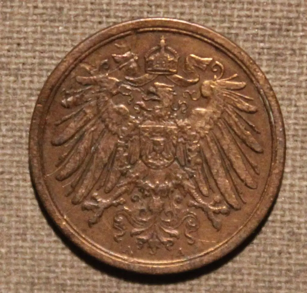 2 пфеннига Германия 1912 а 1