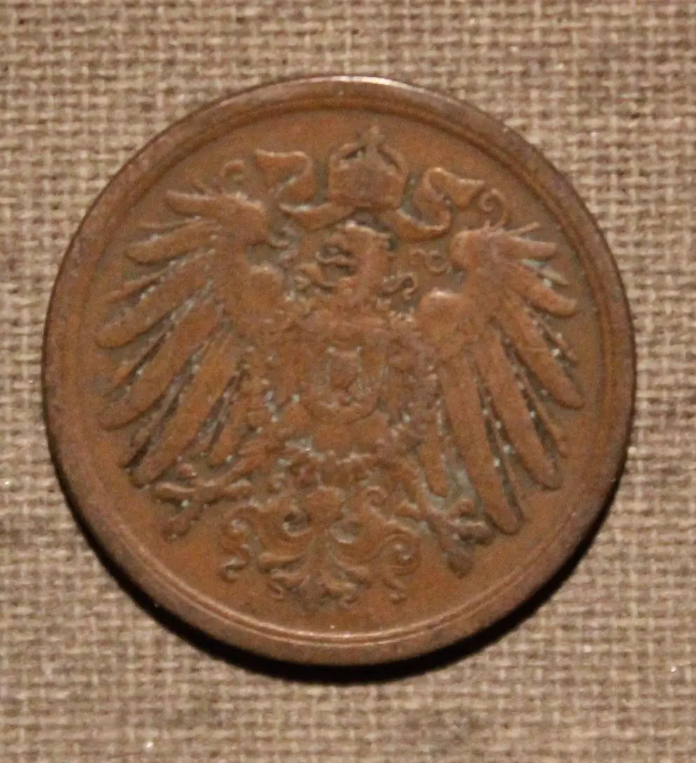 2 пфеннига Германия 1905 а 1