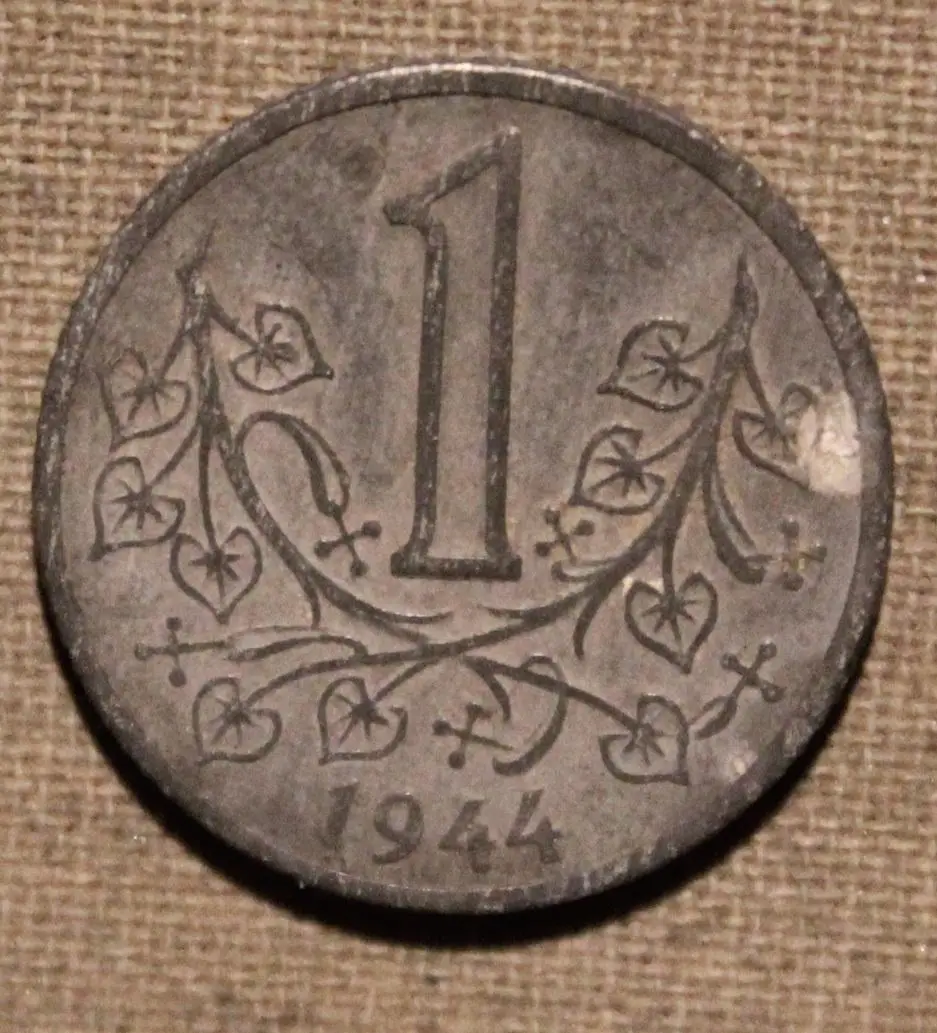 1 крона Богемия и Моравия 1944 лот 1