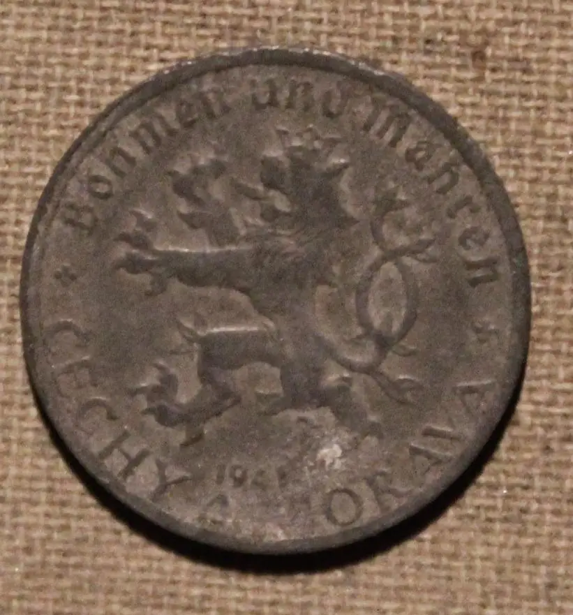 20 геллеров Богемия и Моравия 1941 1