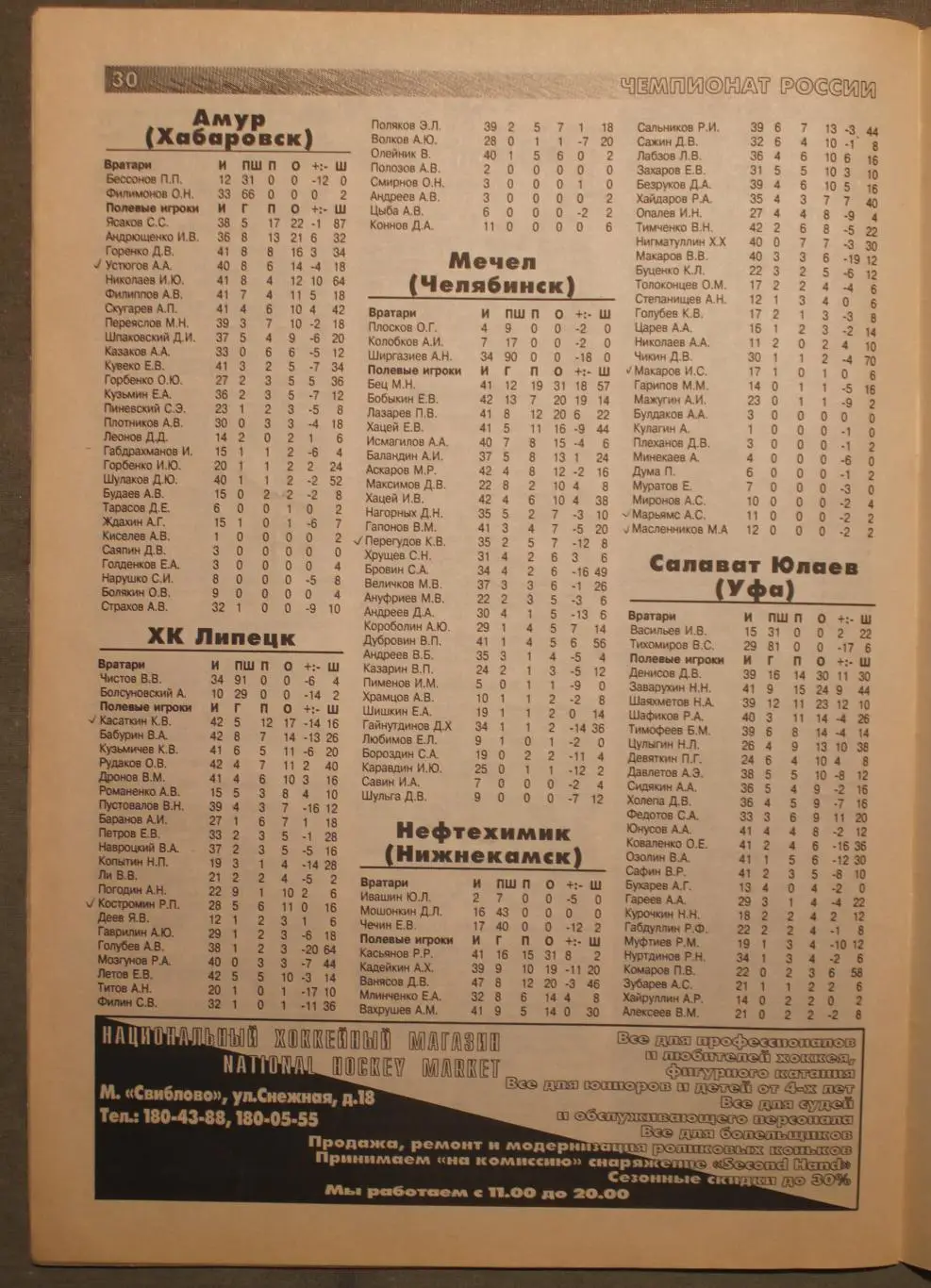 Еженедельник Хоккей №№ 14-15 1999 6