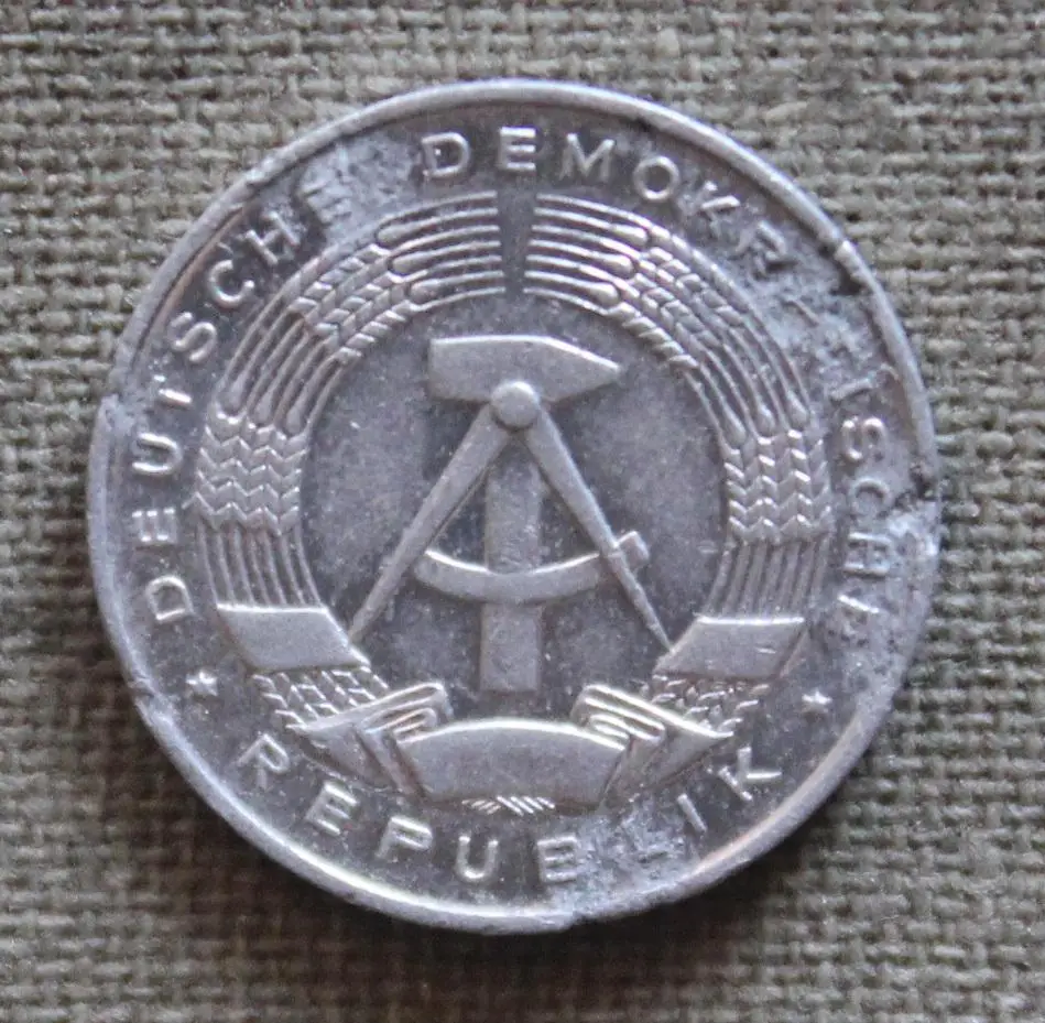 1 пфенниг ГДР 1968а 1