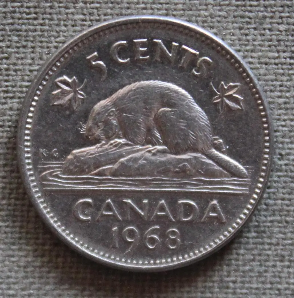 5 центов Канада 1968