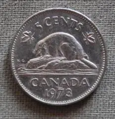 5 центов Канада 1973