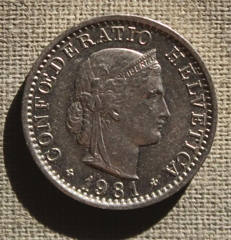 20 раппенов Швейцария 1981