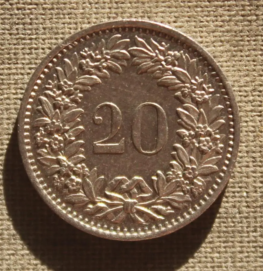 20 раппенов Швейцария 1981 1