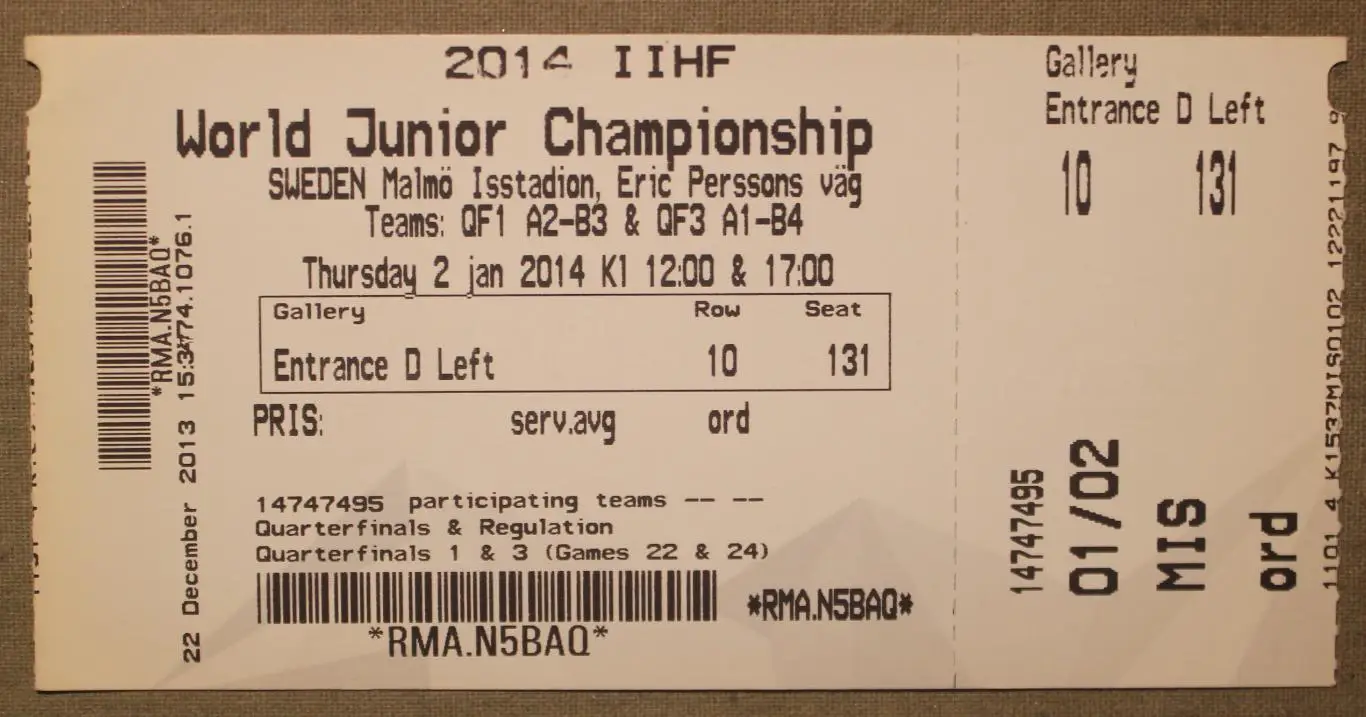 Чемпионат мира 2013-14 (до 20) 1/4 финала Россия-США, Канада-Швейцария