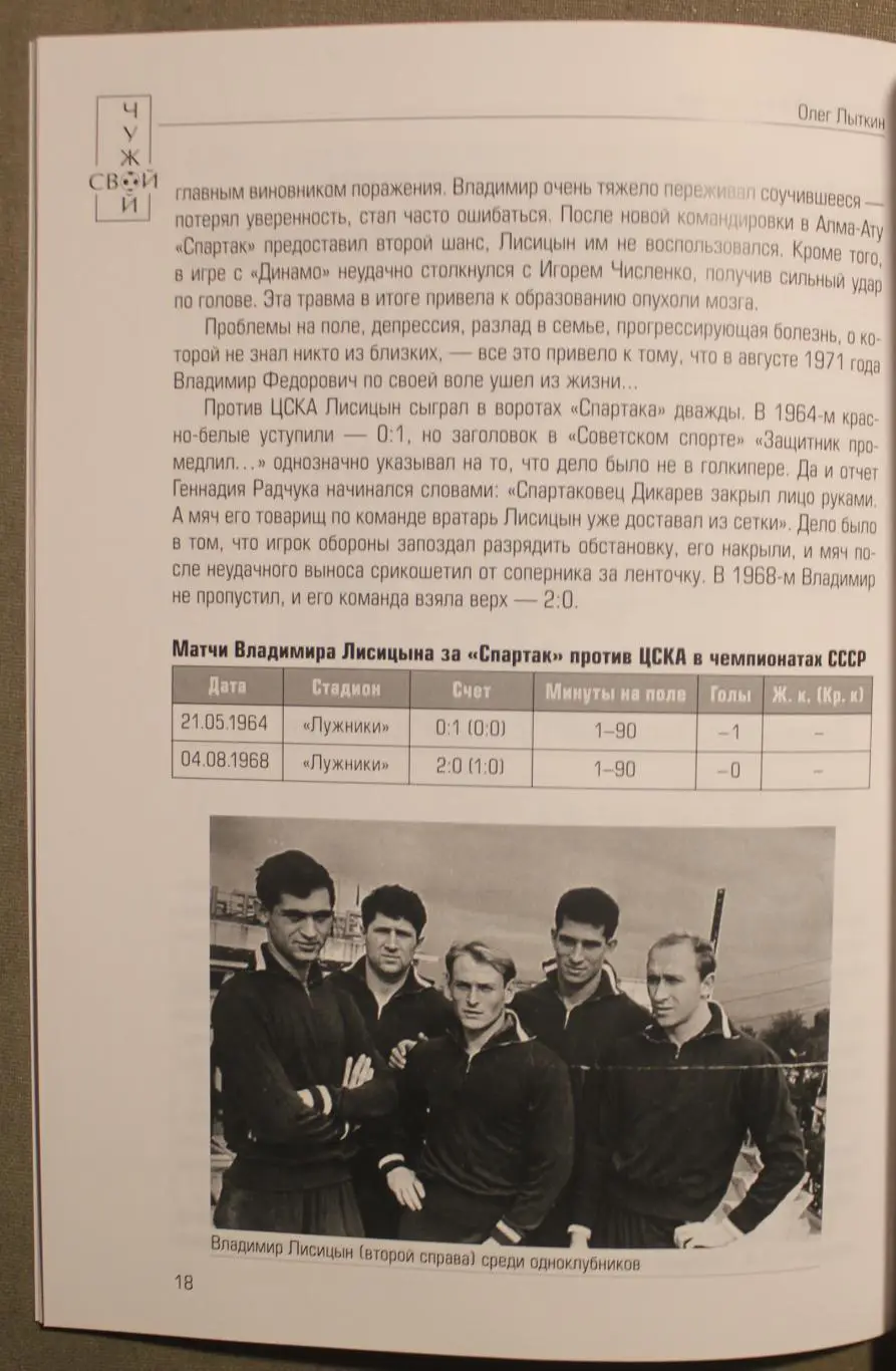 Олег Лыткин В воротах ЦСКА и Спартака 4