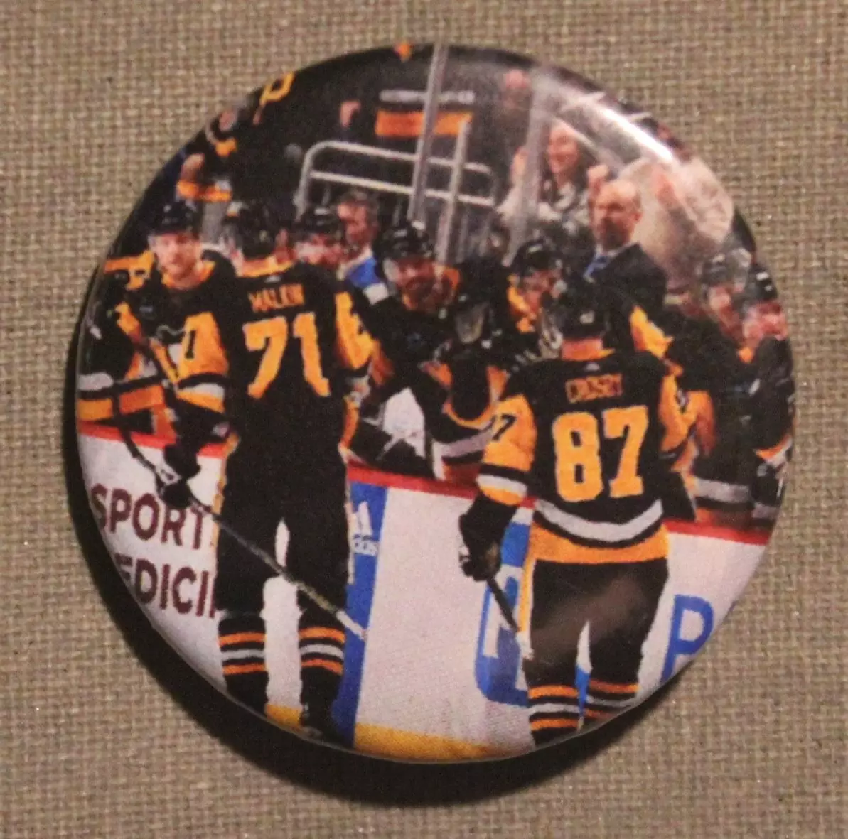 Значок Евгений Малкин и Сидни Кросби Питтсбург Пингвинз (НХЛ)