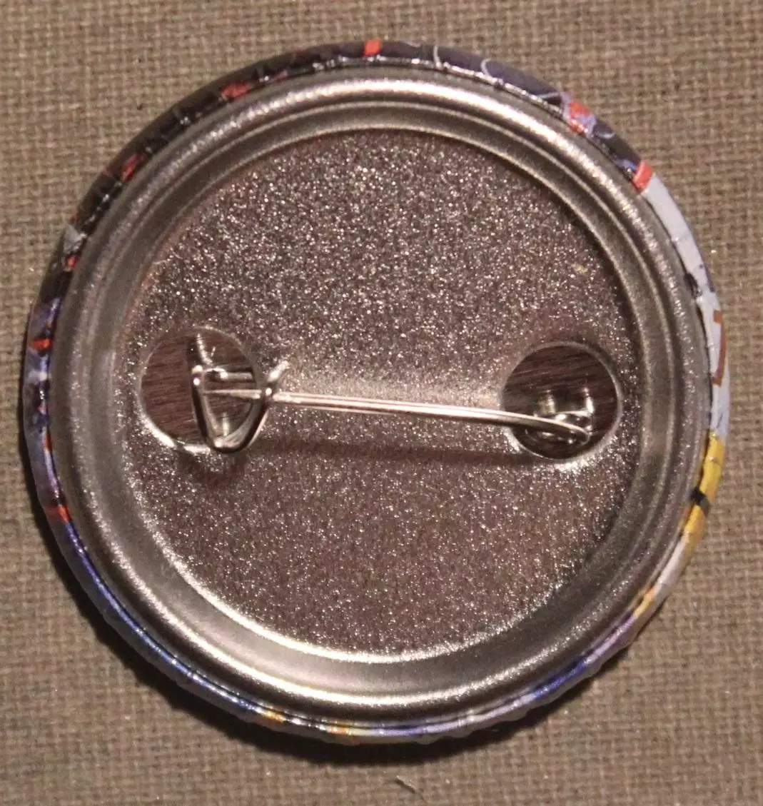 Значок Александр Овечкин - капитан Вашингтон Кэпиталз в красной форме без шлема 1