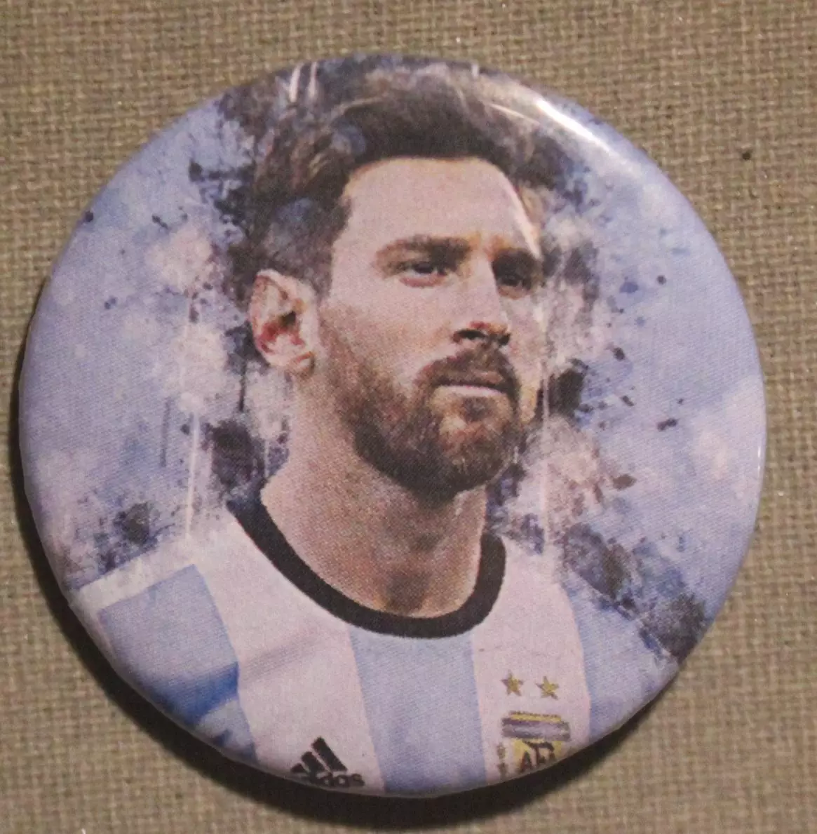 Значок Лионель Месси (Аргентина) вид 2
