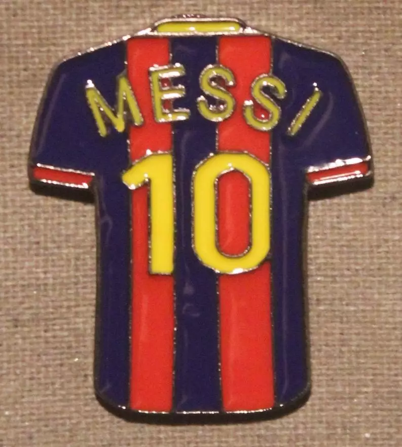 Значок футболка Лионеля Месси (Барселона Испания/Аргентина)