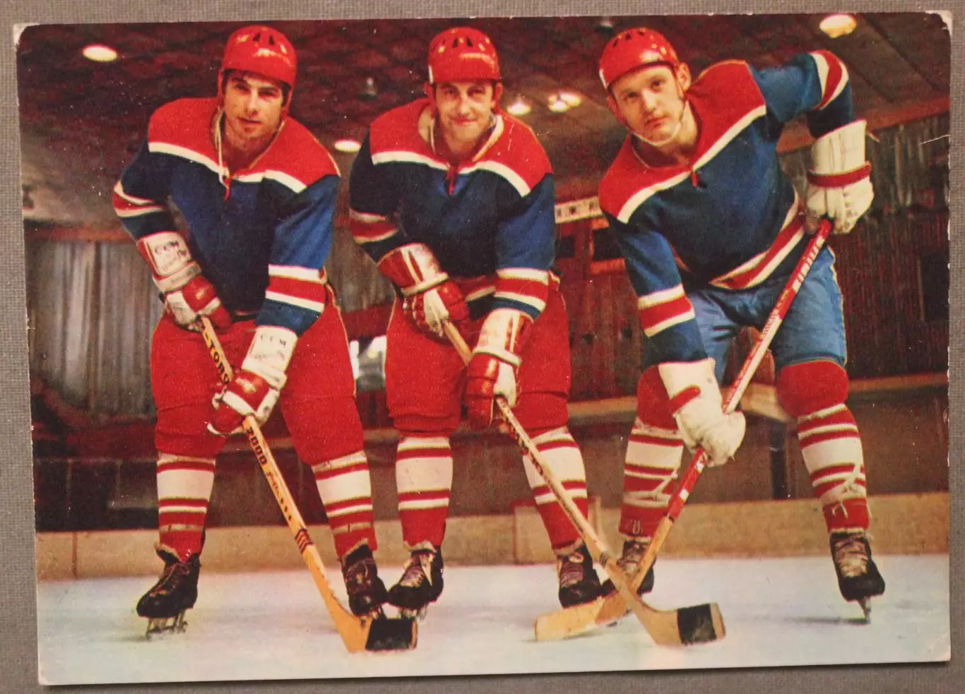 Хоккей. Набор открыток Сборная СССР - чемпион мира и Европы 1973 лот 3 5