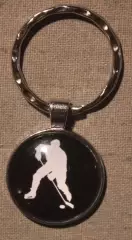Брелок с изображением хоккеиста