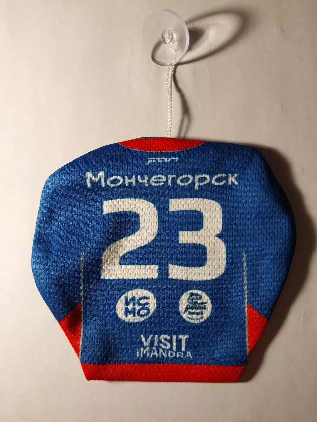 Сувенирная футболка в машину ХК Мончегорск (Хоккей с мячом) 1