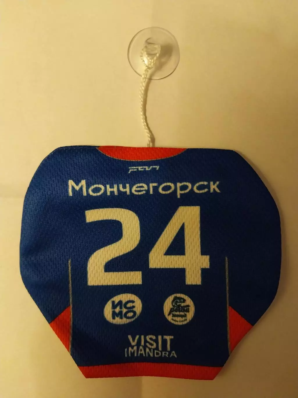 Сувенирная футболка в машину ХК Мончегорск (хоккей с мячом) 1