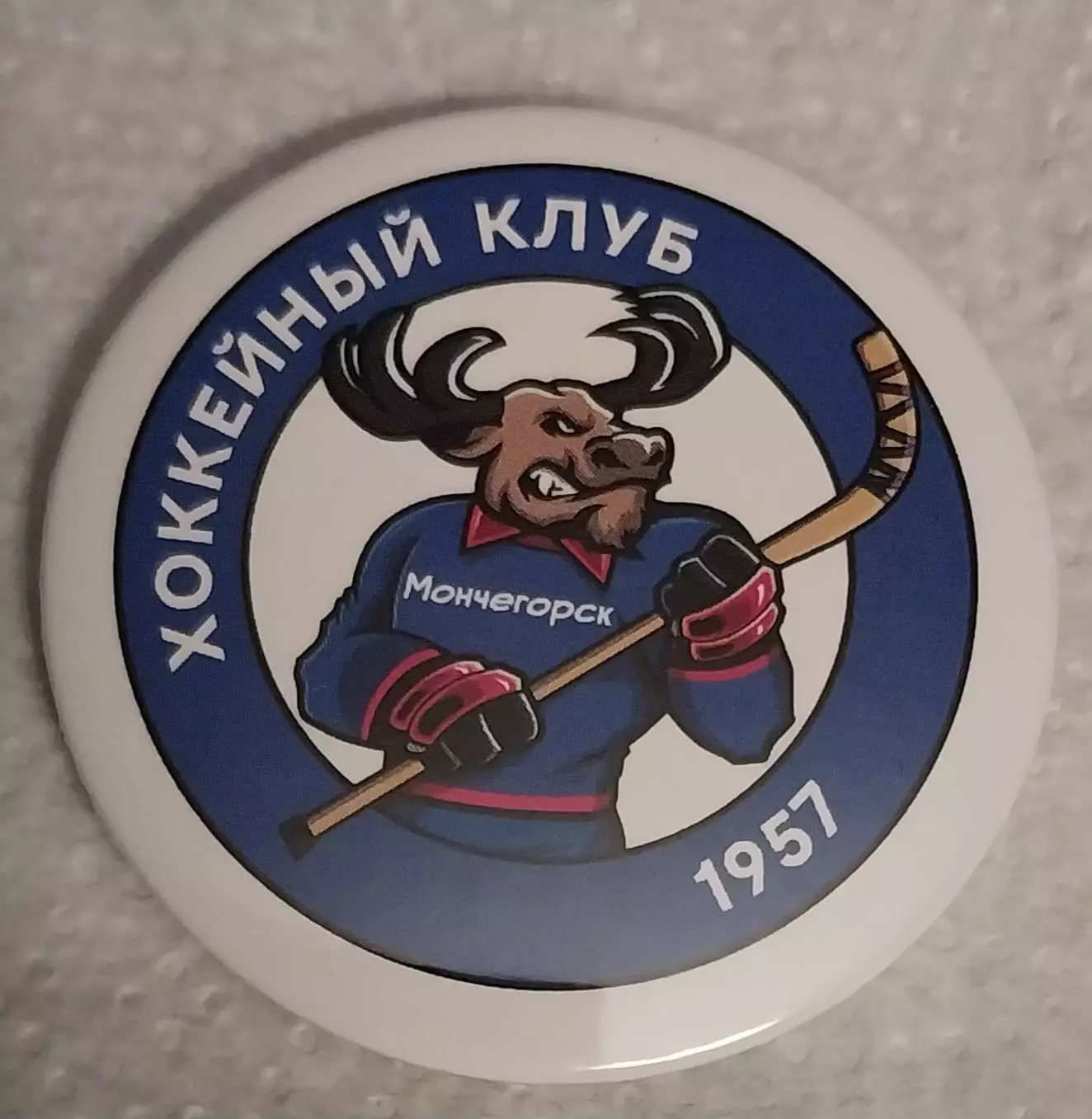 Значок ХК Мончегорск, хоккей с мячом