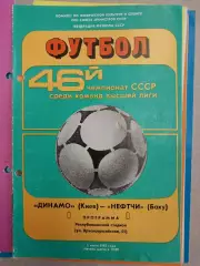 Динамо Киев - Нефтчи Баку 05.07.1983