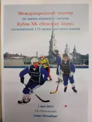 Международный турнир по мини-хоккею с мячом Кубок ХК Невская Заря. 1.05.2013