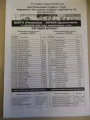 Волга Ульяновск - Зоркий Красногорск. 21.12.2008 Хоккей с мячом