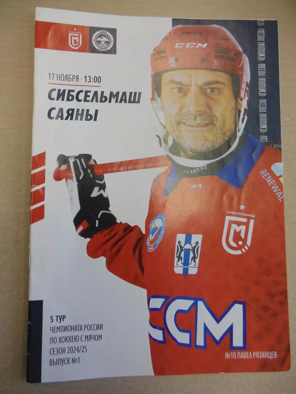 Сибсельмаш Новосибирск - Саяны Абакан. 17.11.2024 Хоккей с мячом