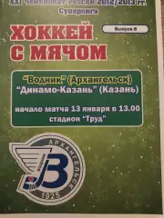 Водник Архангельск - Динамо-Казань 13.01.2013 Хоккей с мячом