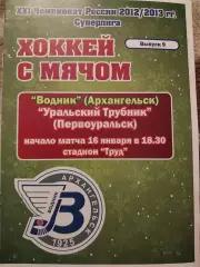 Водник Архангельск - Уральский трубник Первоуральск 16.01.2013 Хоккей с мячом