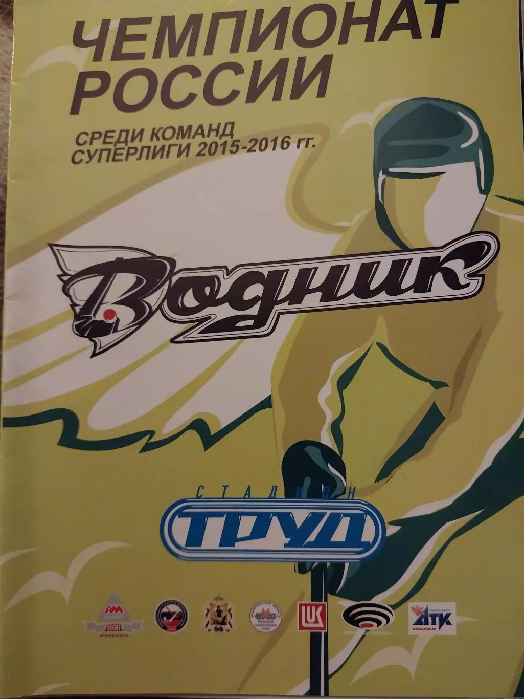 Водник Архангельск - Сибсельмаш Новосибирск 20.11.2015 Хоккей с мячом